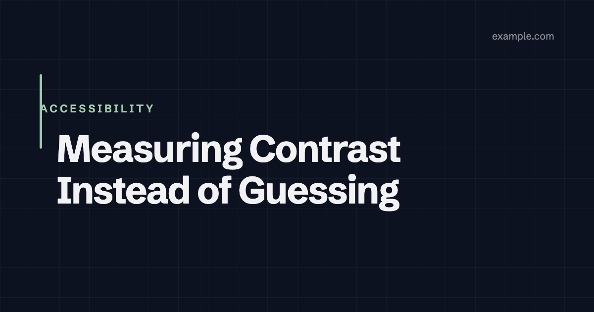 Measuring cover